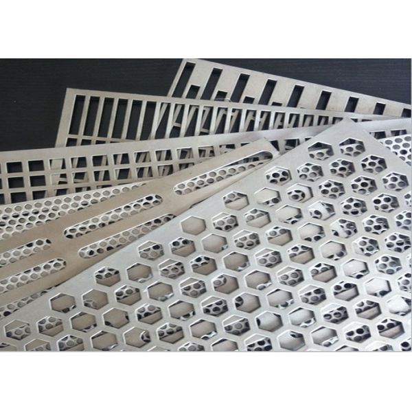 Rectangular Holes Perforated Aluminum Sheet 6061 With 2mm Hole Diameter