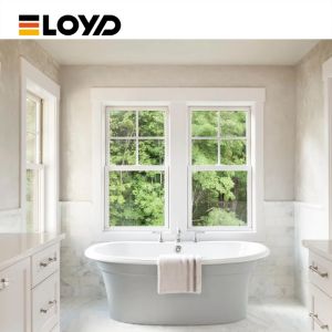 Secure Double Single Hung Window with Multi-Point Locking System