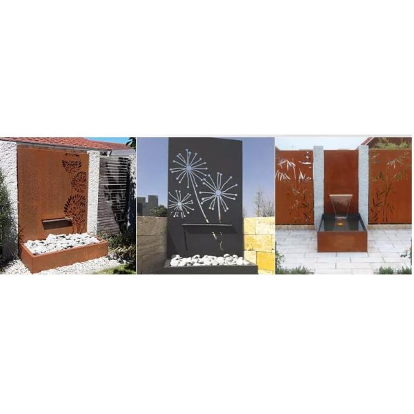 Laser Cut Blade Decorative Corten Steel Panels