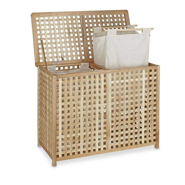 Buy Bamboo Folding Dirty Clothes Basket Laundry Shelf Hamper With Lids at wholesale prices
