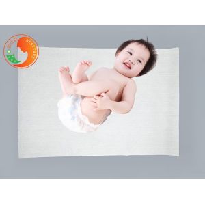 Foldable White Disposable Diaper Mat Large Size With Waterproof Layer