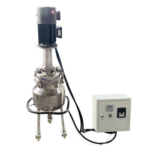 500L Ball Valve Discharge Stainless Steel Chemical CSTR Reactor for Retail