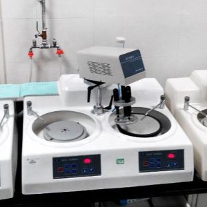 Touch Screen Metallographic Grinding And Polishing Machine Double Disks