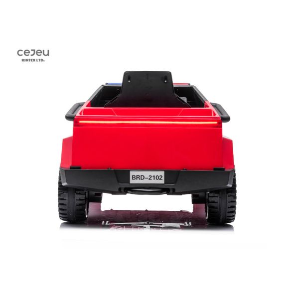 Mighty Fleet Rescue Force Pickup Truck Police Red White Black