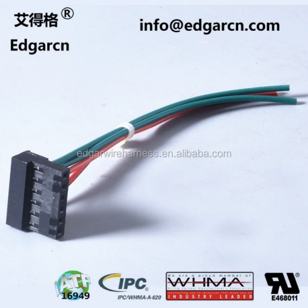Gas Boiler Cable with 2.54MM IDC Flat Cable Assembly for PCB Wireharness Manufacturer with WHMA/IPC620