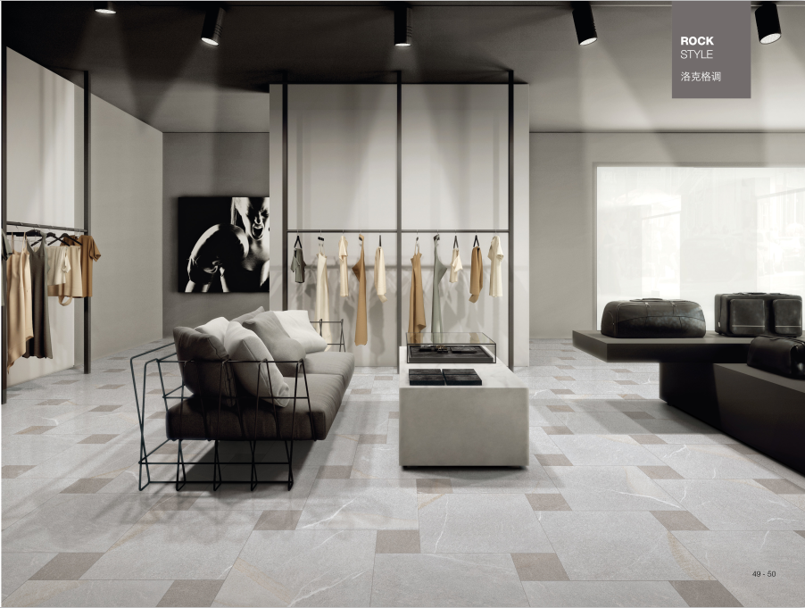 Angelica Marble Look Porcelain Tile With High Chemical Resistant