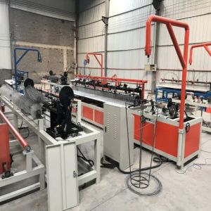 Fully automatic and efficient Chinese PLC control 2m wide automatic chain fence