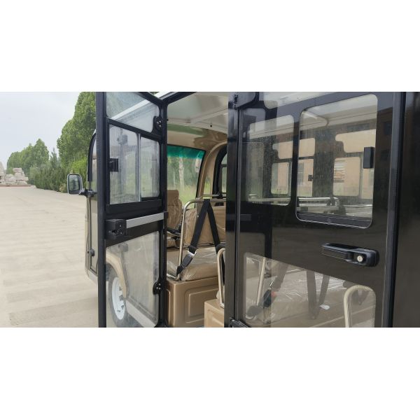 23-Seat Enclosed Electric Sightseeing Bus Can Be Customized With Color And LOGO ODM OEM