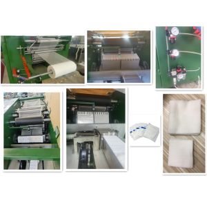 200pcs/Min Gauze Swab Machine , 5.9kw Auto Folding Machine