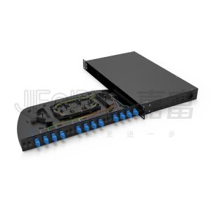 FTTZ FTTB 1U Rotating Design Fusion Splice Tray 12/24/48/96 Cores Fiber Patch
