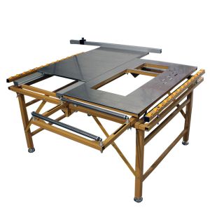 90 KG Portable Sliding Table Saw Woodworking Machinery For Precise Cutting
