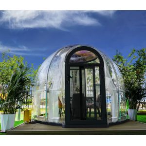 Quality Hotel Transparent Polycarbonate Luxury Prefabricricated Prefab Set Living Dome House for sale