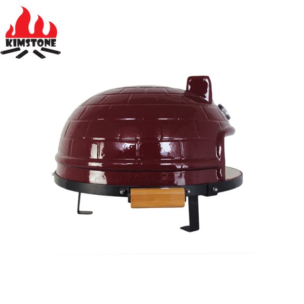 KIMSTONE 21 Inch Mini Outdoor Garden Portable China Wooden Burning Charcoal Pizzaofen Brick Pizza Oven Wood Fired Grill for Sale
