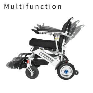 China ISO13485 6 Km/H Multifunction Foldable Electric Wheelchair on sale