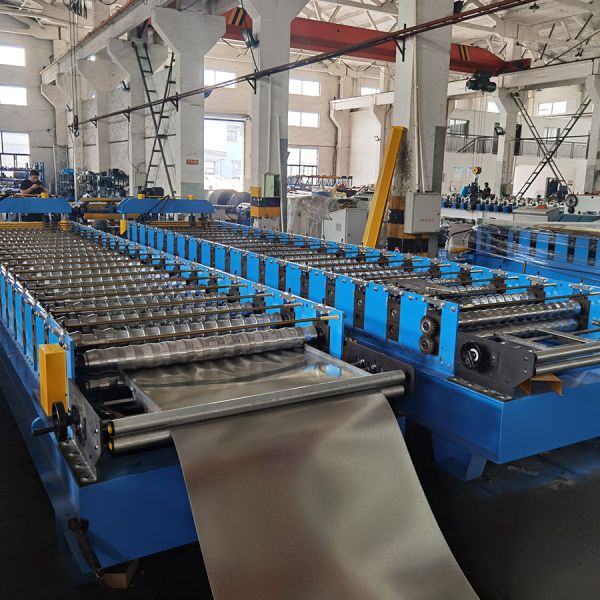 Double Layer Roofing Sheet Machine IBR Making Machine Colored Glaze Steel