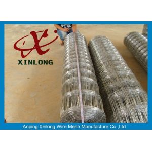 Commercial Galvanized Field Fence For Live Stock Easy Maintenance