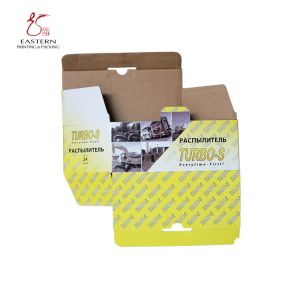 Recycled Corrugated Printed Cardboard Boxes Embossing UV Coating