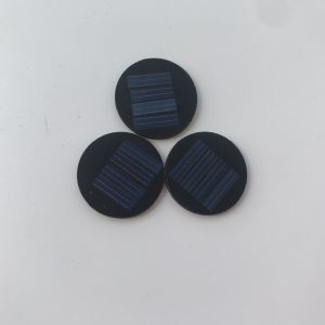 Small 28mm Round Solar Panels Polysilicon Solar cell Solar system solar garden