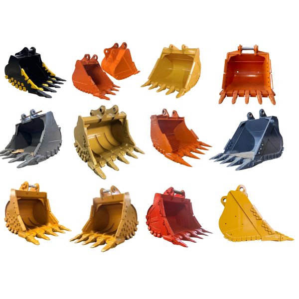 Reinforced Design Heavy Duty Rock Bucket , Excavator Rock Crusher Bucket