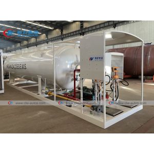 ASME 20cbm 10MT Skid Mounted LPG Gas Refilling Plant