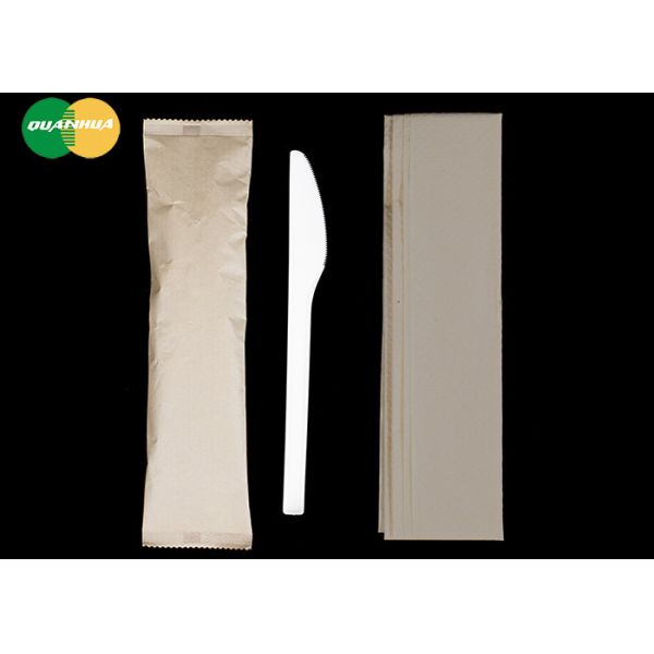 Buy Disposable Plastic Knife Fork PLA Cornstarch Cutlery For Fast Food at wholesale prices