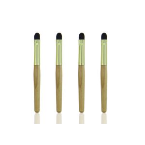 Cosmetic Synthetic Eyeshadow Brush Bamboo Makeup Blending Brush Set