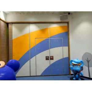Melamine Surface Wall To Wall Sliding Door Acoustic Folding Partitions For