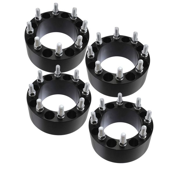 75mm thick Black 8x170 Wheel Spacers fit alloy wheels Ford F250 F350 Excursion