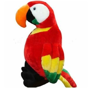 China Red Lovely Parrot Plush Toy on sale