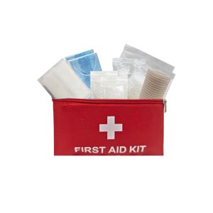 First Aid Training Kit with Emergency Medical Supplies Including Triangular
