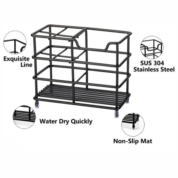 Single Marble Stone Stainless Steel Toothpaste Holder Stand Bathroom Accessories Organizer Toothbrush Holder