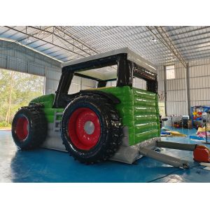 Commercial Grade Fireproof Inflatable Bouncer Truck Shape Inflatable Bounce