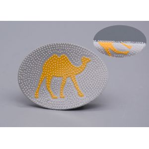 Toothbrush Effect Silicone Heat Transfer Labels Custom For Clothing