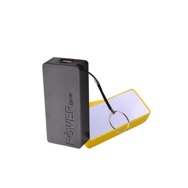 5200 Milliampere Two Section Abs Power Bank , Plastic Small Mobile Charger