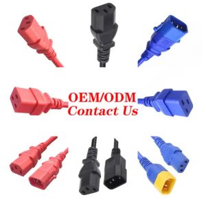 IEC C13 C14 UL 10A 250V Extension Cord c13 to c14 Power Cord