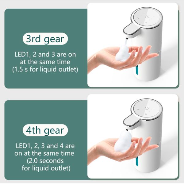 Infrared Sensor Automatic Soap Dispenser 380ml Capacity