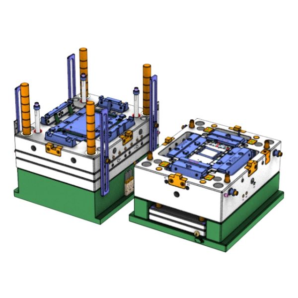 OEM / ODM : Hot Runner Injection Molding & Transparent Tablet Battery Cover (1*1) No.23605-B