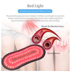 Back Pain Relief 660nm 850nm Polychromatic Light Therapy Pads