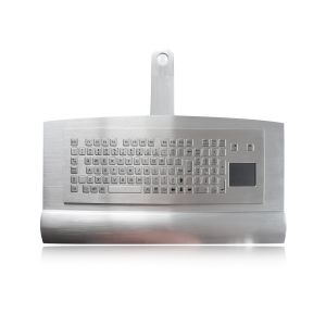 IP68 Dynamic Vandal Proof Industrial Keyboard with 103 Keys & Touchpad