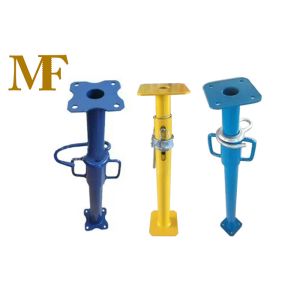 Metal Adjustable Shoring Jacks Steel Prop 3.9tons Load Capacity Powder Coated 2.5mm