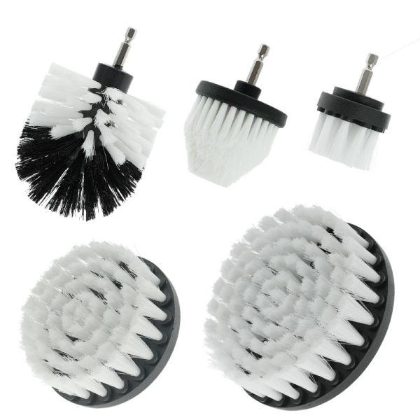 Drill Attachment Brush Power Scrubber Electric Drill Cleaning Brush 5 Pcs Set