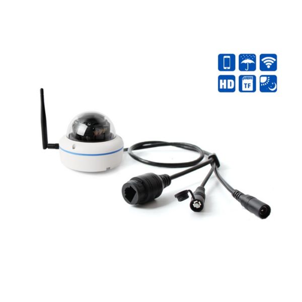 Ip66 WiFi Surveillance Camera / 360 Fisheye Security Camera 15 Meters IR