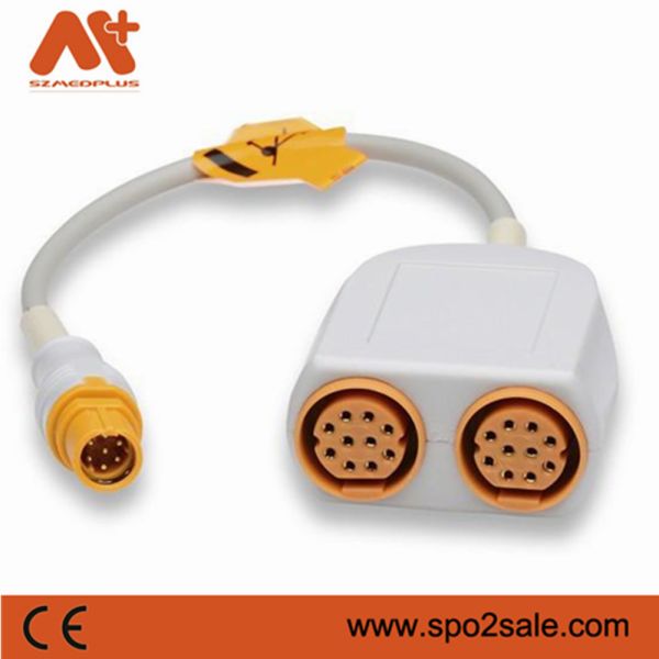 Buy Draeger Compatible IBP Adapter Cable 7Pin To Dual 10Pin at wholesale prices