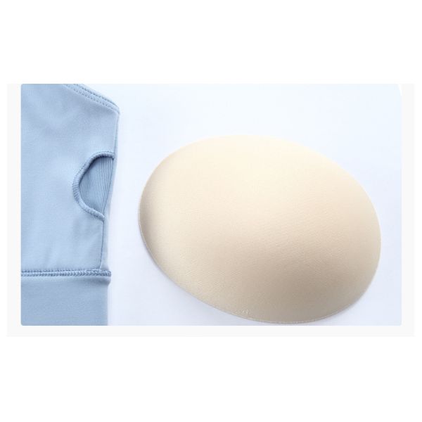 Three Row Buckle Womens Sports Bra Back Hollow Shockproof