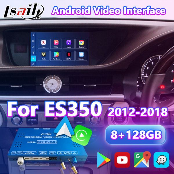 8+128GB Lsailt Android Navigation Video Interface For Lexus ES 350 300h 250 200
