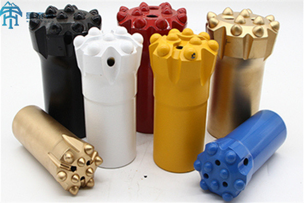 T38 Threaded 76mm Retract Spherical Button Bit with 12 Buttons for High