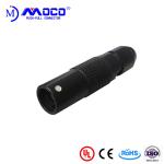 2 Way Free Receptacle Cable Miniature Circular Connectors For Audio Video Area
