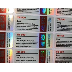 TB500 And BPC 157 Peptide Vial Labels And Boxes Free Design
