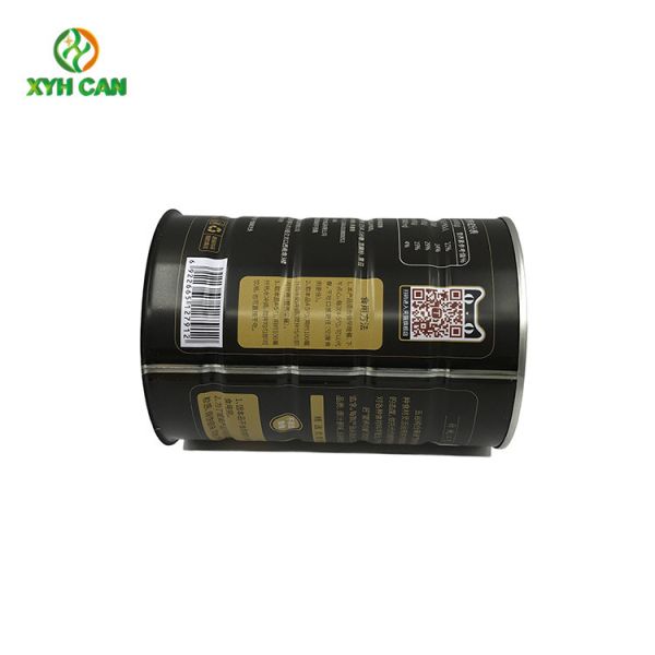 Milk Powder Tin Can with Safety Food Grade Skid Cap Metal Tin Packaging