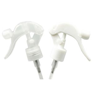 Clear White Mini Trigger Sprayer Leakage Proof Chemical Resistance